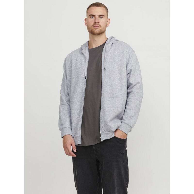 Jack and jones plus JJEBRADLEY SWEAT ZIP HOOD NOOS1520602_2