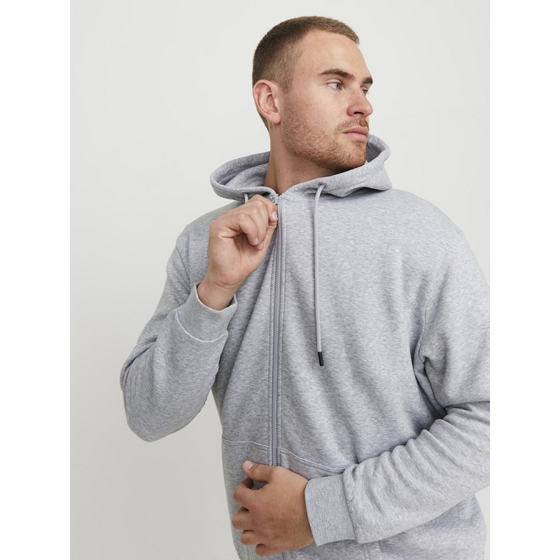 Jack and jones plus JJEBRADLEY SWEAT ZIP HOOD NOOS1520602_3