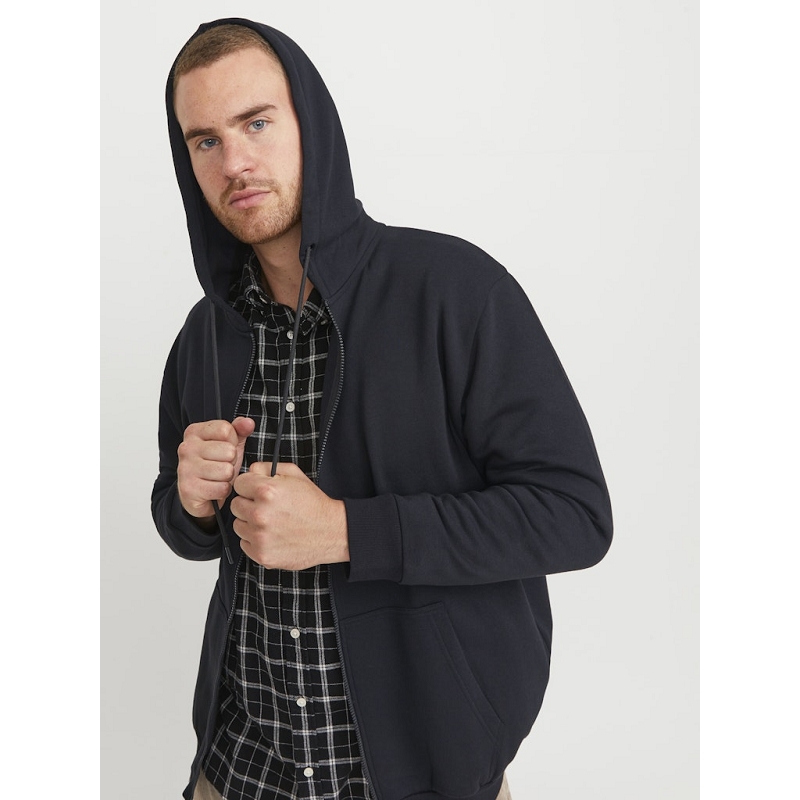 Jack and jones plus JJEBRADLEY SWEAT ZIP HOOD NOOS1520603_2