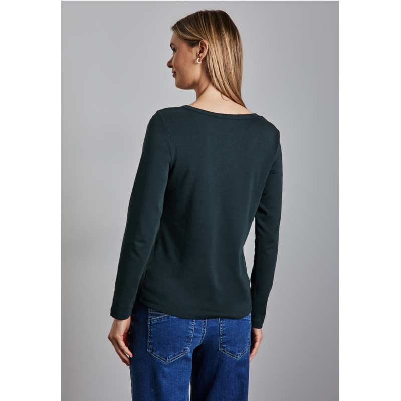 Street one BASIC SHIRT W.BUTTON PANEL1525201_3