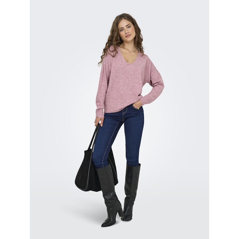 Only RICA LIFE LS VNECK PULLO KNT NOOS1529603_4