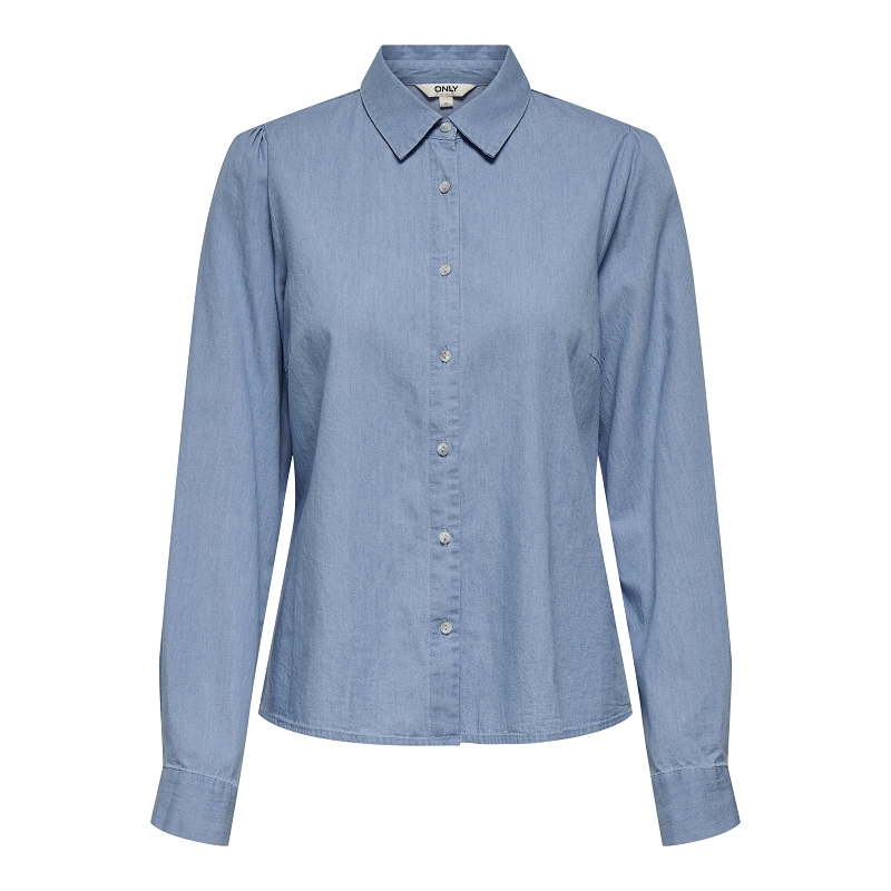Only AVON FR LS CHAMBRAY SHIRT WVN CS