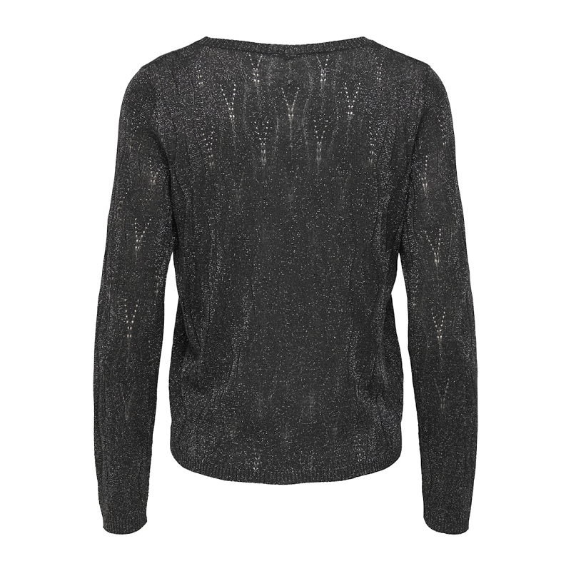 Only MELLA LS GLITTER VNECK CC KNT1534701_2