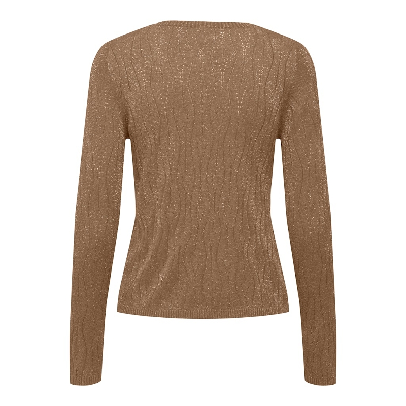 Only MELLA LS GLITTER VNECK CC KNT1534703_2