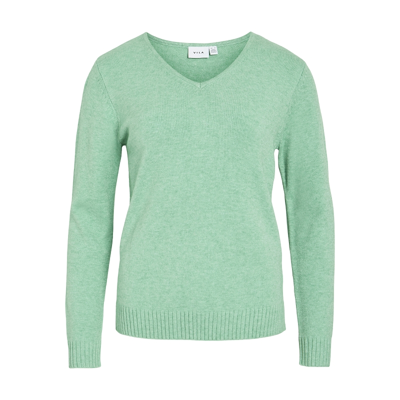 Vila VIRIL VNECK LS KNIT TOP  NOOS