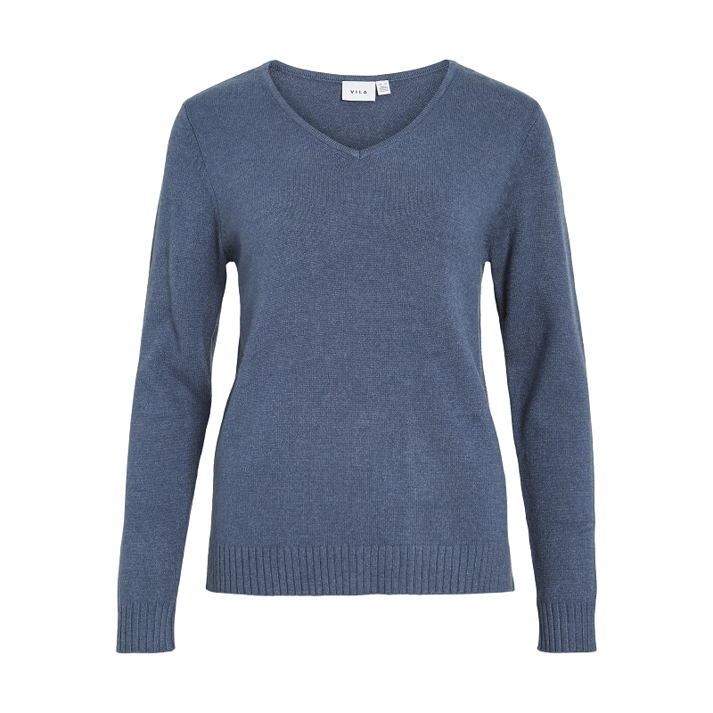 Vila VIRIL VNECK LS KNIT TOP  NOOS