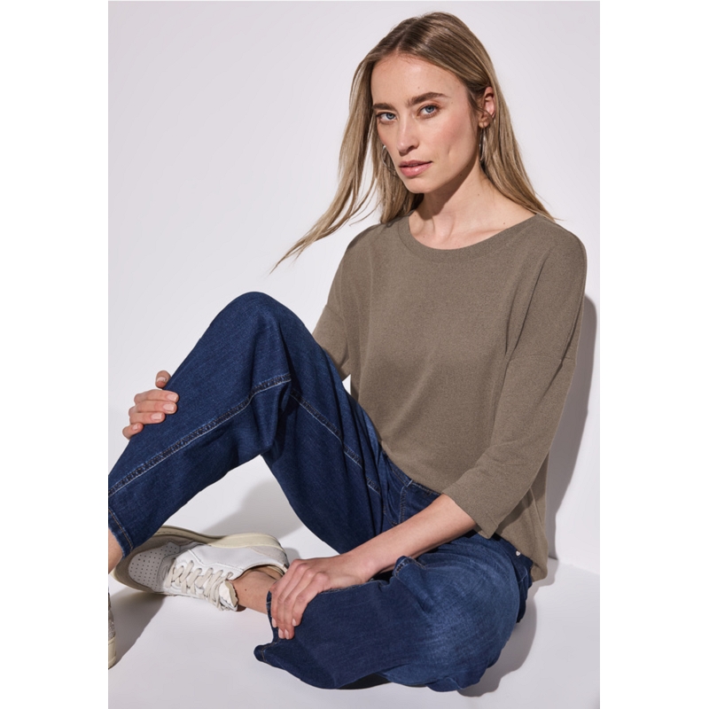 Street one LTD QR KNIT LOOK SHIRT