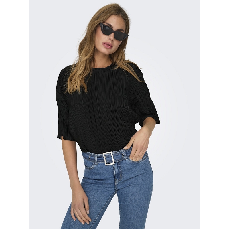 Only RAVENNA SS PLISSE TOP NOOS JRS1572701_3