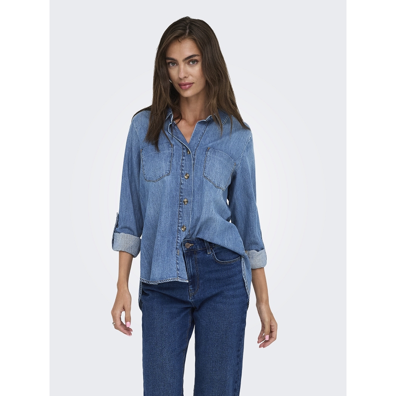 Only YASMIN SHIRT LS DNM AKM NOOS1573701_4