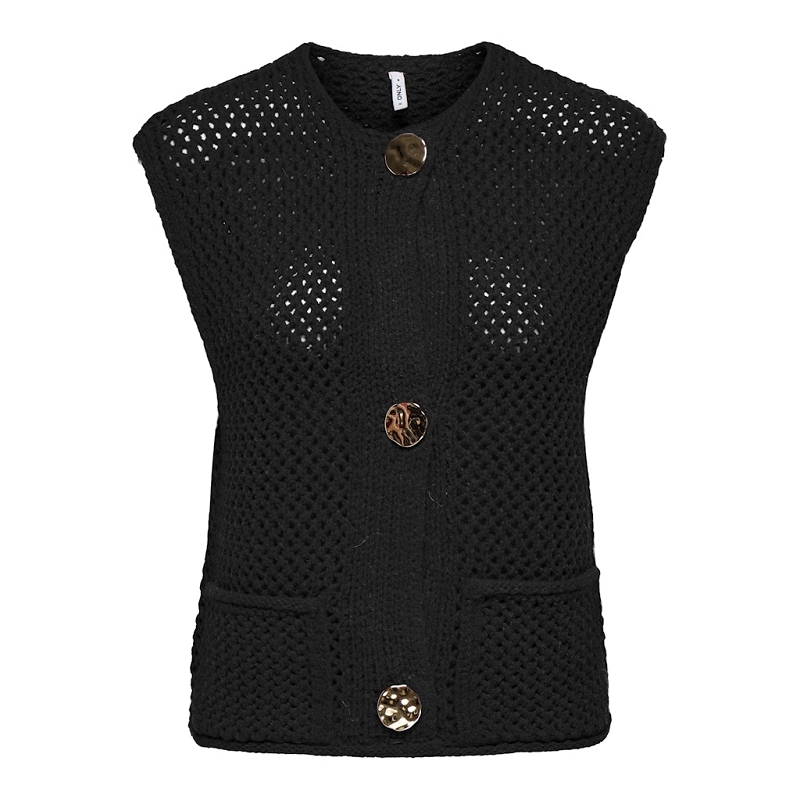 Only SOLENE SL BUTTON WAISTCOAT CS KNT
