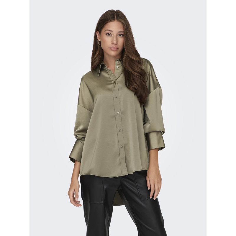 Only MARTA LS OVERSIZE SATIN SHIRT WVN1578002_2
