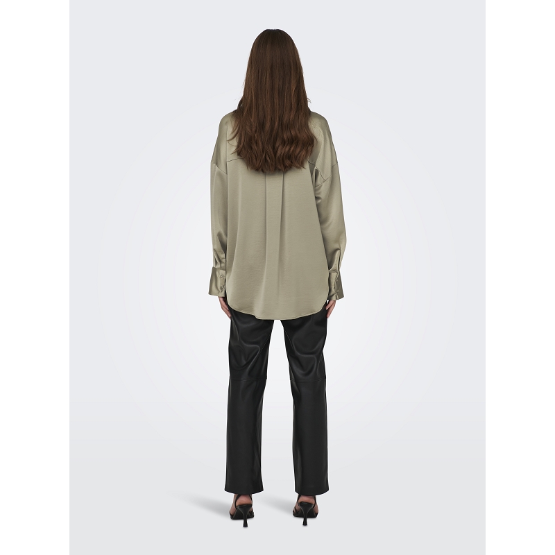 Only MARTA LS OVERSIZE SATIN SHIRT WVN1578002_4