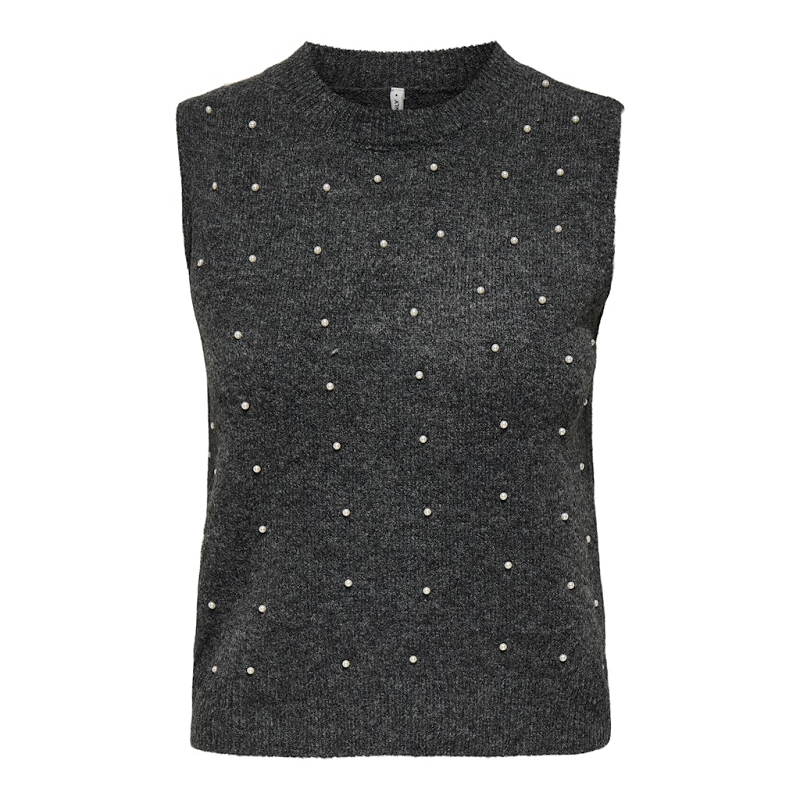 Only RENATA SL ONECK PEARL VEST KNT