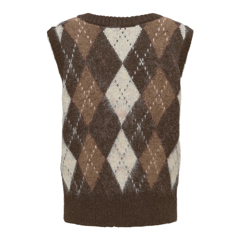 Only NOEME LIFE LS JQ VEST VNECK KNT1581202_2