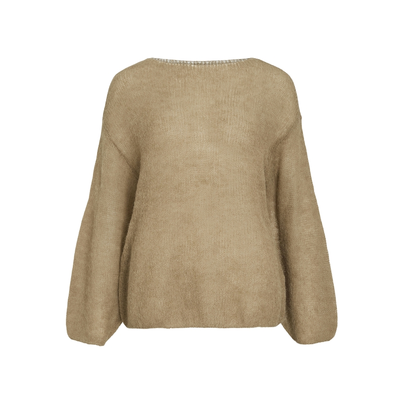 Rouge edit ROUBANA LS OPEN ONECK KNIT