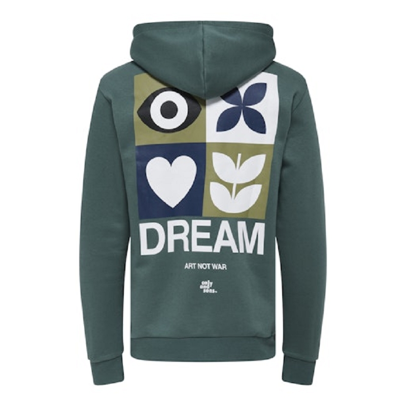 Only and sons ONSCERES CLAUDE REG LS HOODIE SWEAT