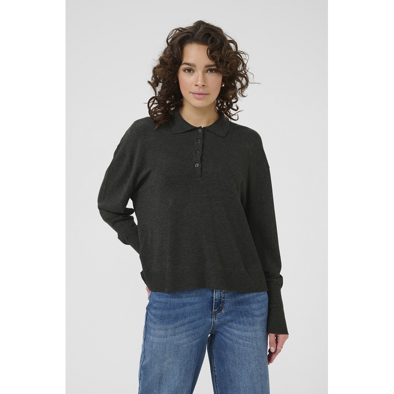 Kaffe dk company KALIZZA POLO PULLOVER
