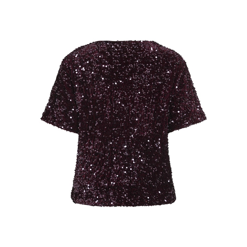 Vila VIFAITH ONECK SS SEQUIN TOP11741401_2