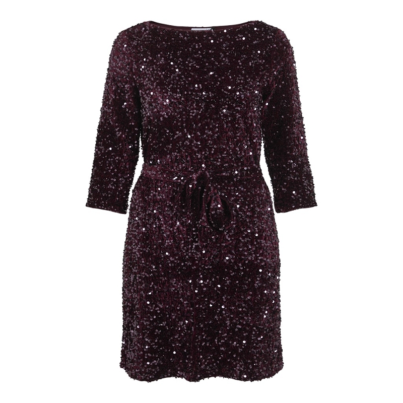 Vila VIFAITH BOATNECK LS DRESSR