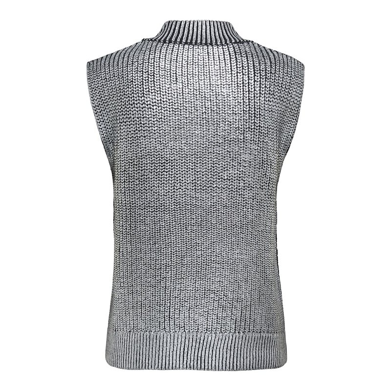 Only NEVADA SL VNECK FOIL COATED PULL KNT1754601_2