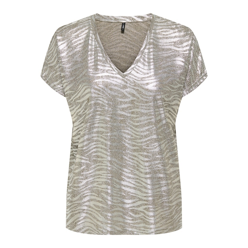 Only MIRINDA SS VNECK TOP JRS