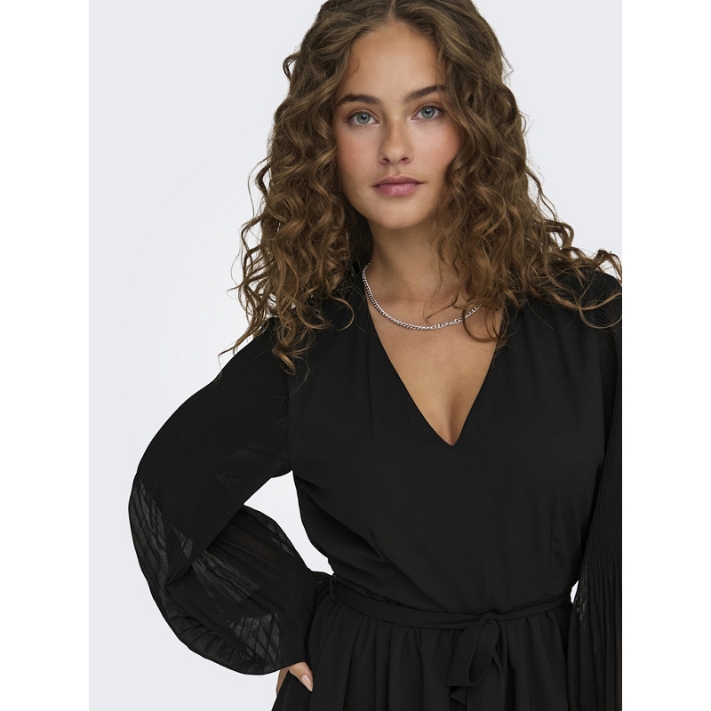 Only STAR LIFE LS PLISSE SLEEVE DRESS WVN1757902_3