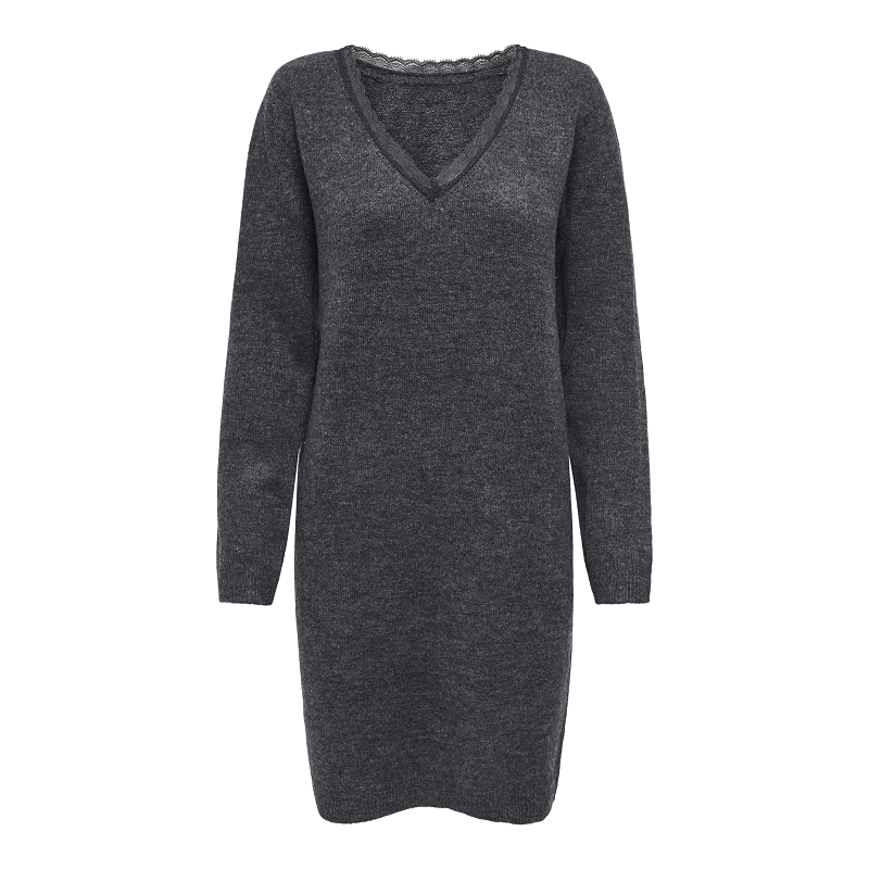 Only TAMMY LS REVERS LACE DRESS BF KNT