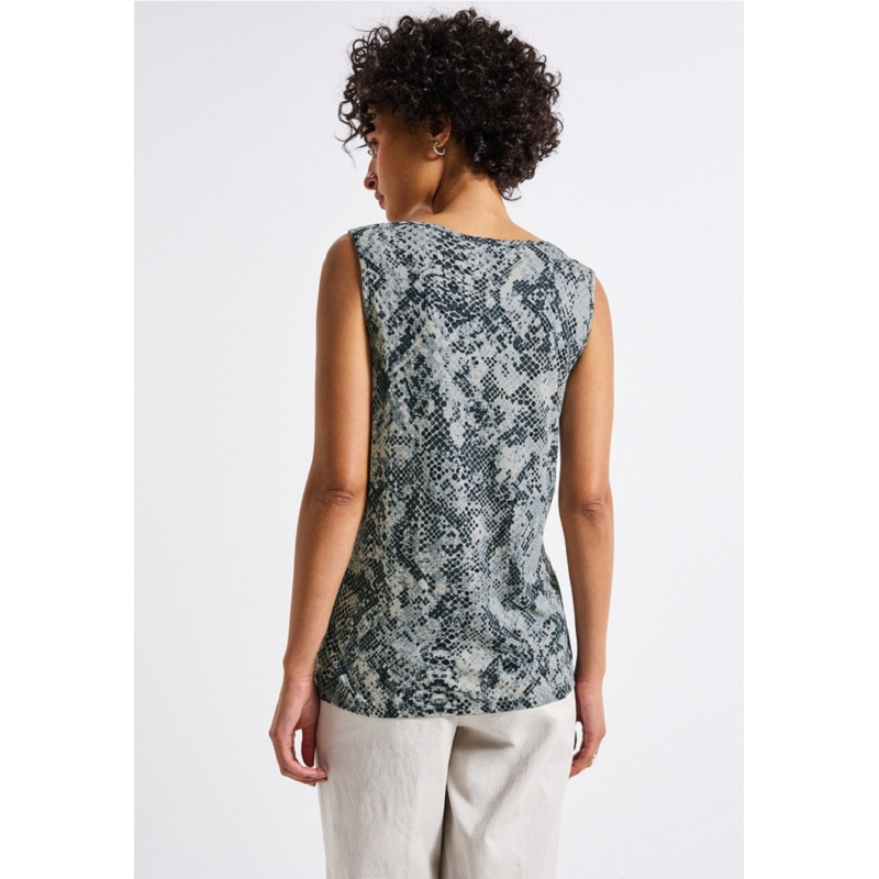 Street one PRINTED JERSEY TOP W.KNOT DETAIL1775801_2