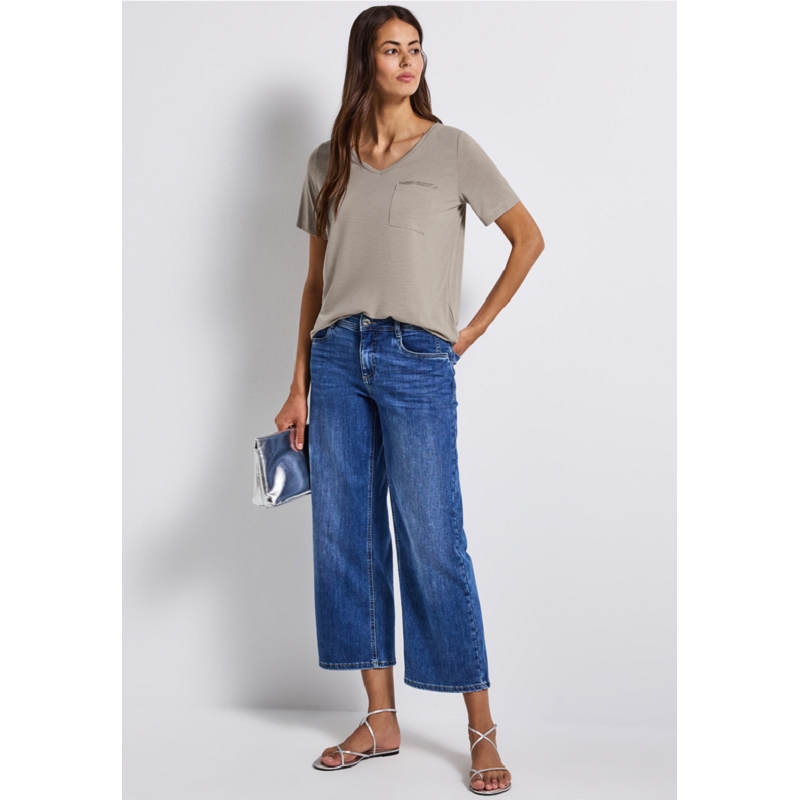 Street one SILK LOOK SHIRT W.STONE DETAILPOCKET1776201_3