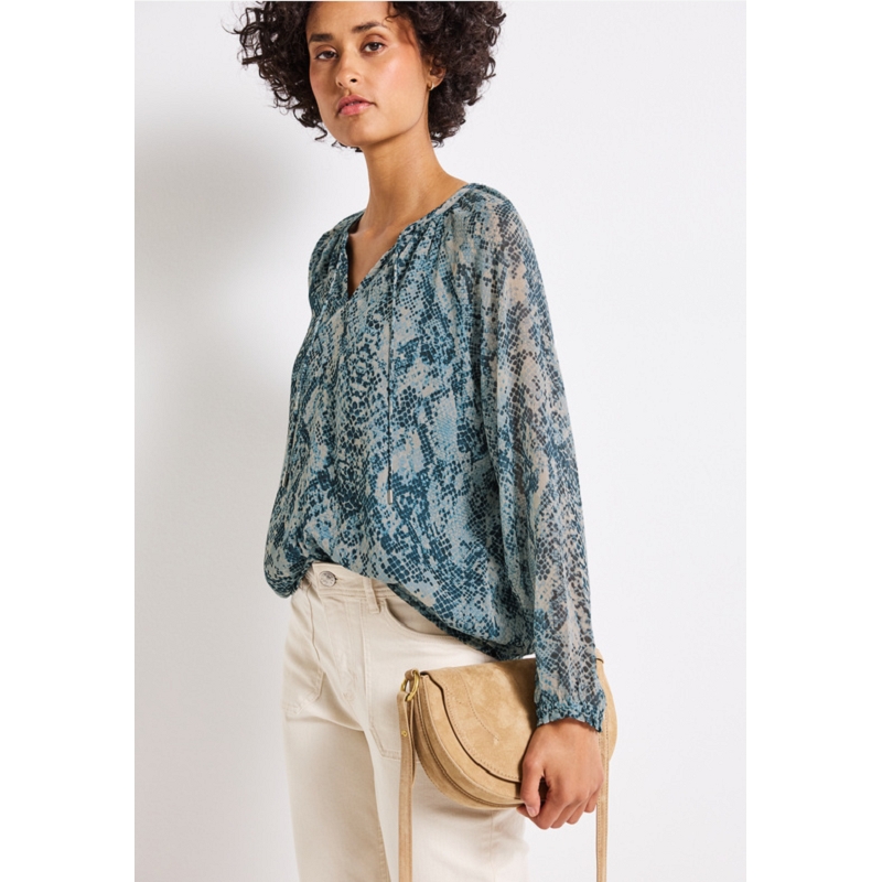 Street one PRINTED RAGLAN CHIFFON BLOUSE1776501_2