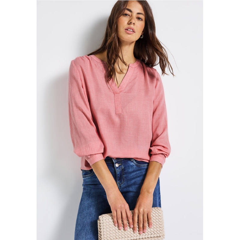 Street one MELANGE SPLITNECK TUNIC BLOUSE1784101_2