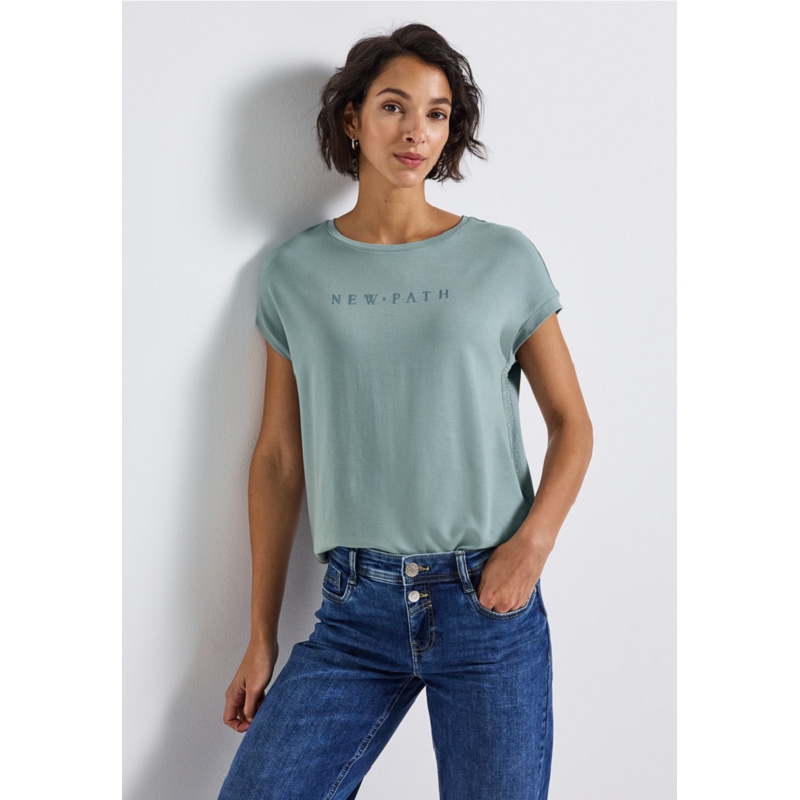 Street one LTD QR WORDING SHIRT W.SHINY INSERTS1787501_2