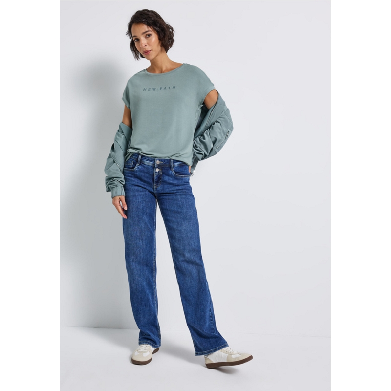 Street one LTD QR WORDING SHIRT W.SHINY INSERTS1787501_4