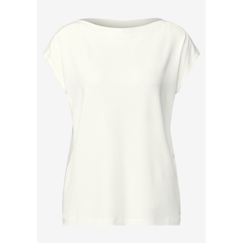 Street one LTD QR UBOAT SHIRT W.RIB COLLAR