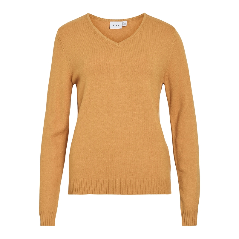 Vila VIRIL VNECK LS KNIT TOP  NOOS