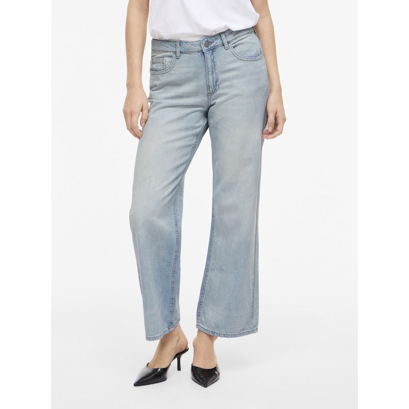 Vila VIPALMA RW WIDE JEANS LBD PAL61NOOS