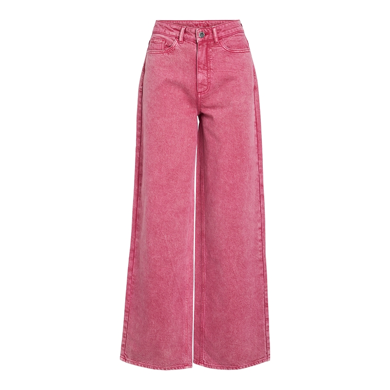 Vila VIFREYA HW WIDE COLOR WASH JEANS JAF