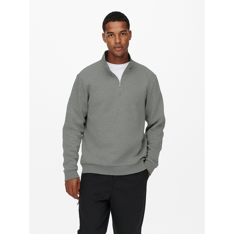 Only and sons ONSCERES HALF ZIP SWEAT NOOS