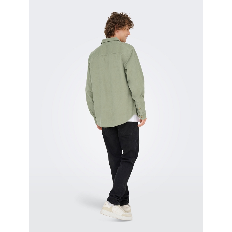 Only and sons ONSALP RLX 2PKT WASHD CORD LS SHIRT NOOS1814401_5