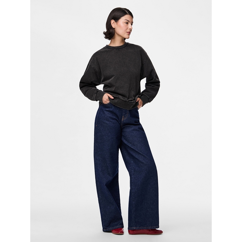 Pieces PCCHILLI LS WASHED LOOSE SWEAT NOOS BC1820401_4