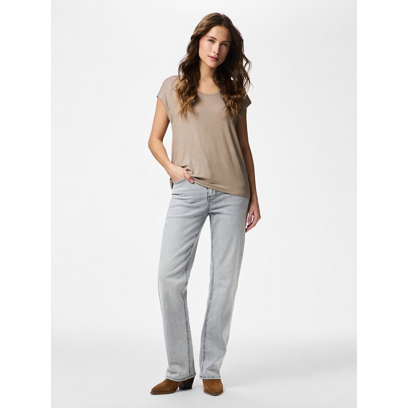 Pieces PCALICE SS GLITTER TEE JRS NOOS BC1820801_4