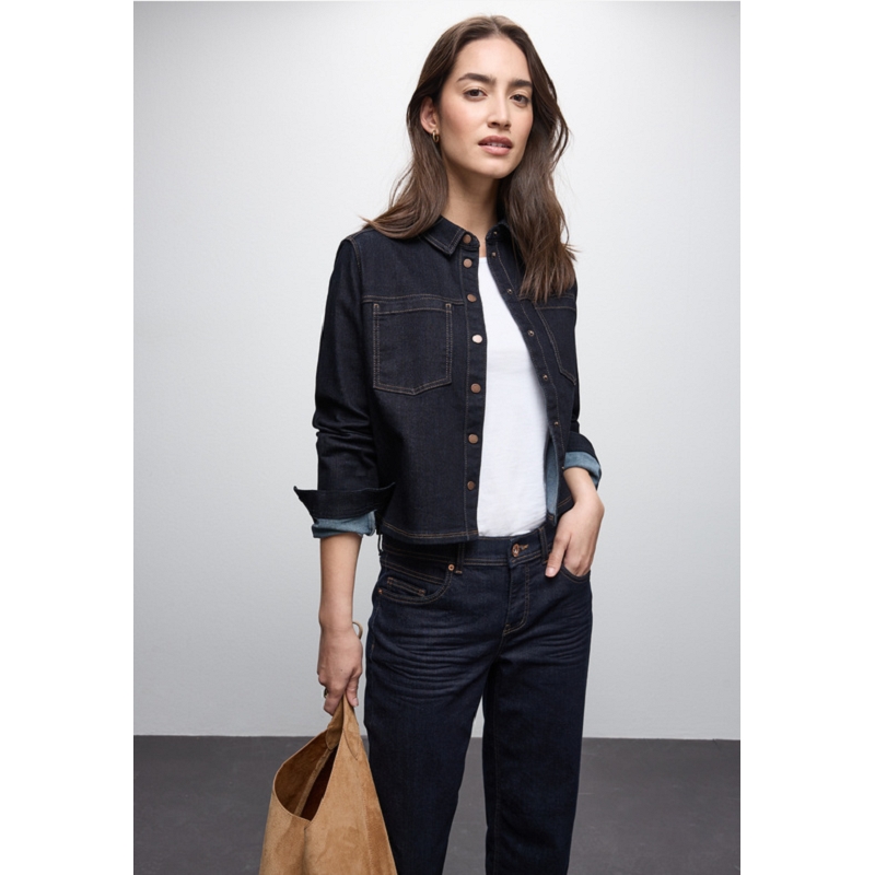 Street one STYLE BLOUSE,RINSE BLUE1822201_2