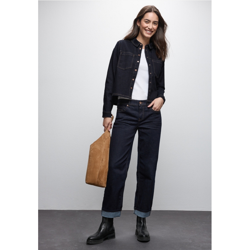 Street one STYLE BLOUSE,RINSE BLUE1822201_3