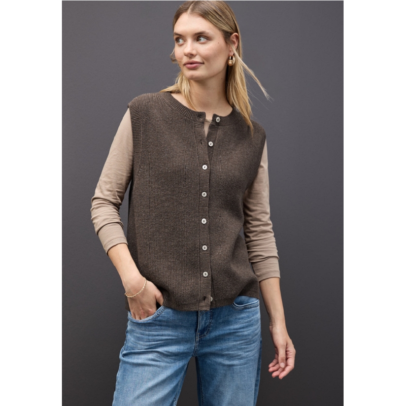 Street one COSY SLEEVELESS CARDIGAN1822601_2