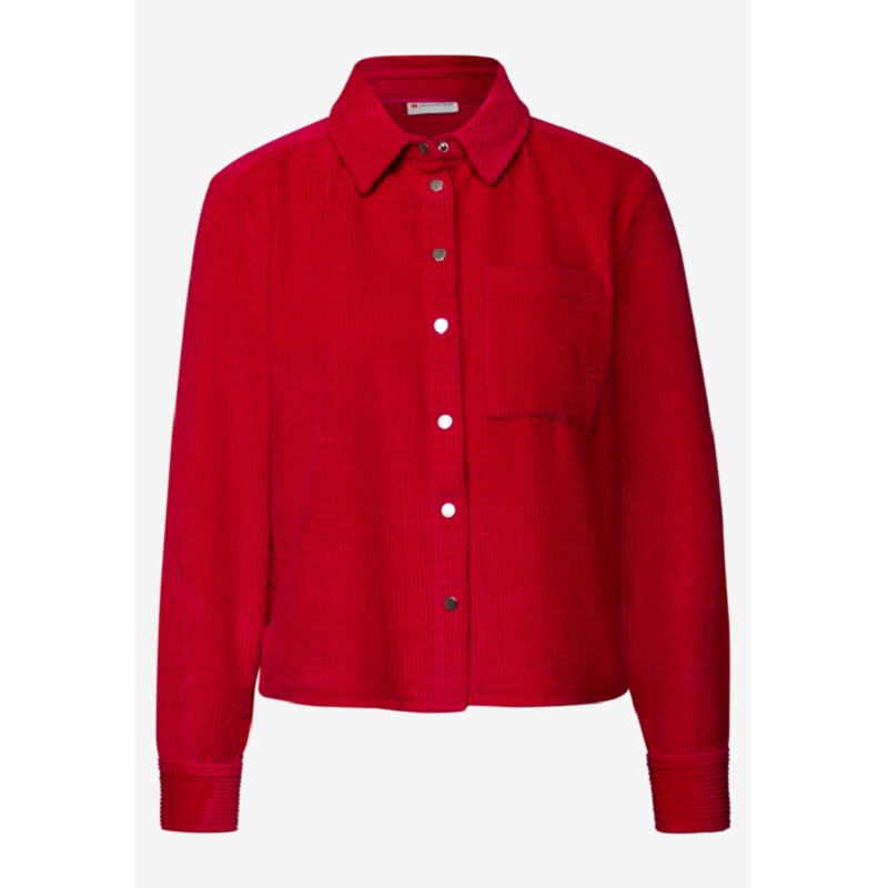 Street one LTD QR COURDUROY SHIRTCOLLAR BLOUSE W