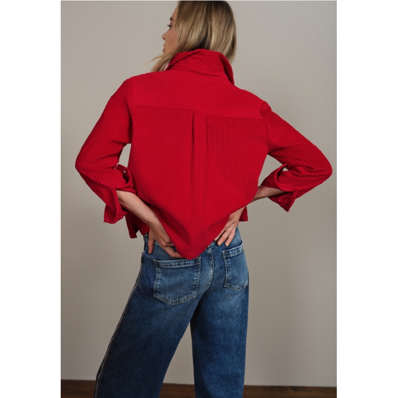 Street one LTD QR COURDUROY SHIRTCOLLAR BLOUSE W1823301_3