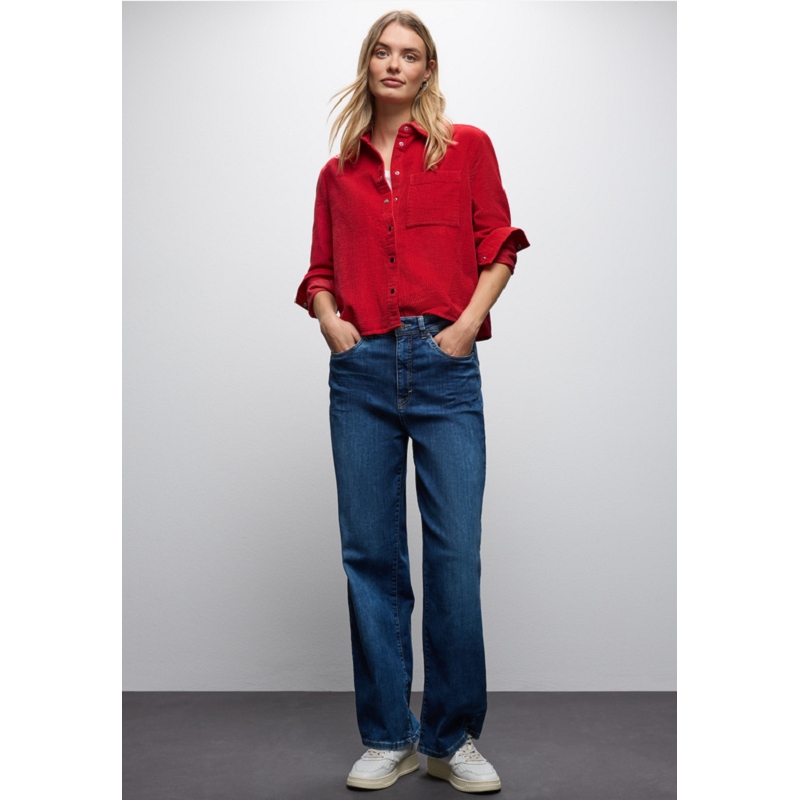 Street one LTD QR COURDUROY SHIRTCOLLAR BLOUSE W1823301_4