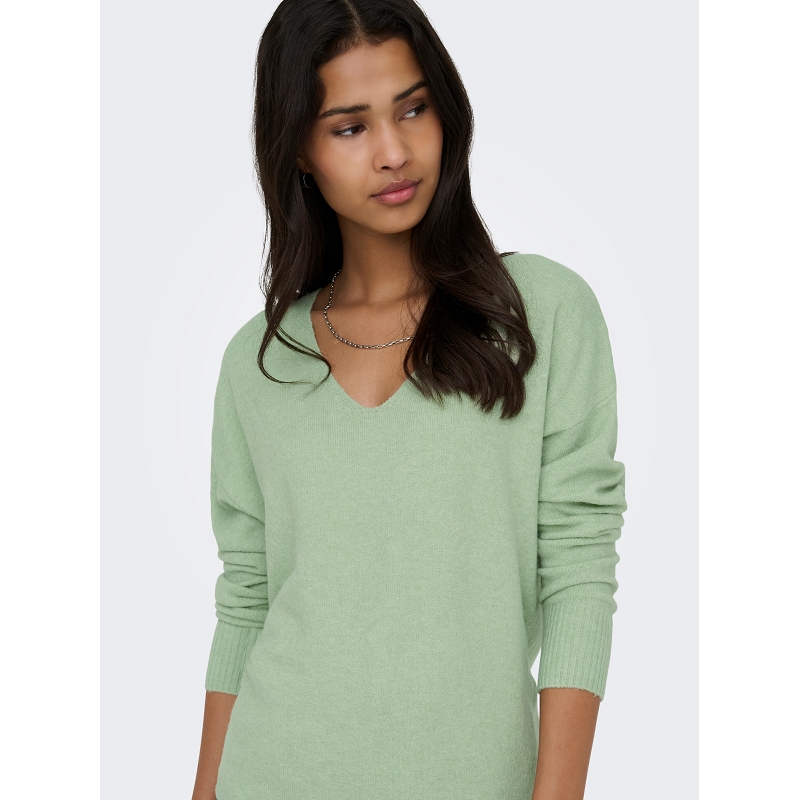 Only RICA LIFE LS VNECK PULLO KNT NOOS1827501_2