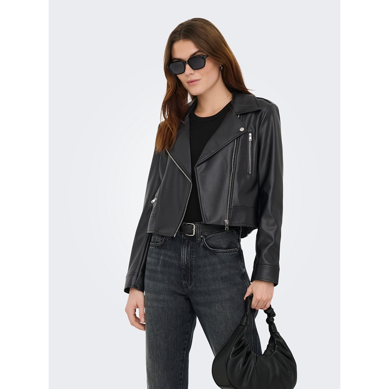 Only CARMEN FAUX LEATHER BIKER CC OTW1827701_2