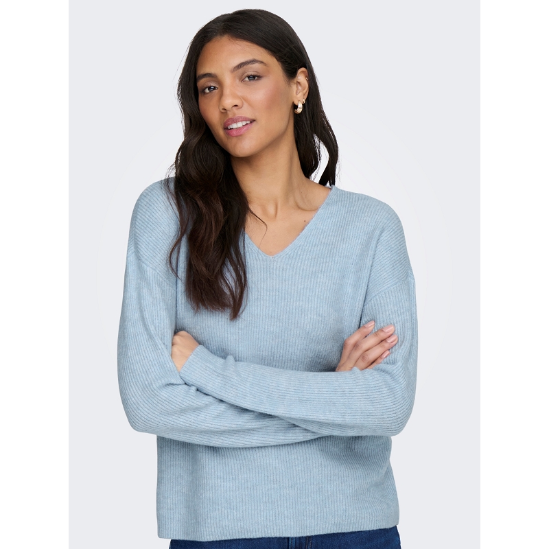 Only CAMILLA VNECK LS PULLOVER KNT NOOS